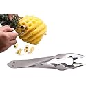 1PCs Stainless Steel Pineapple Eye Remover Tool - Eye Peeler, Practical Seed Remover Clip Slicer Clip Fruit Kitchen Tool