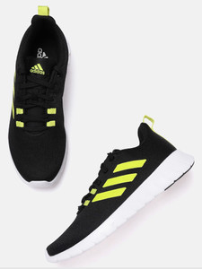 ADIDAS Yellow Woven Design Adi Zoom Running