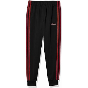 adidas boy39s mid rise iconic tricot regular fit jogger pants