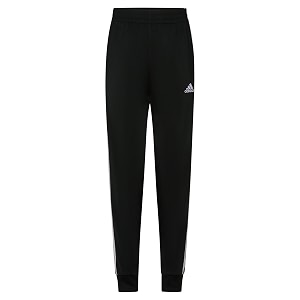 adidas boy39s mid rise iconic tricot regular fit jogger pants