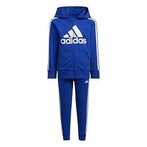 adidas boy39s zip front french terry hooded jacket and joggers set