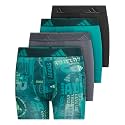 adidas Boys Microfiber Boxer Brief Underwear 4-Pack