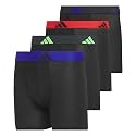adidas Boys Microfiber Boxer Brief Underwear 4-Pack