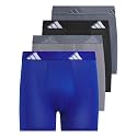 adidas Boys Microfiber Boxer Brief Underwear 4-Pack