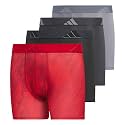 adidas Boys Microfiber Boxer Brief Underwear 4-Pack