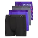 adidas Boys Microfiber Boxer Brief Underwear 4-Pack