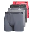adidas Boys Microfiber Boxer Brief Underwear 4-Pack