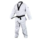 adidas Champion II Taekwondo Dobok Uniform with Black V Neck