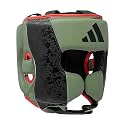 Adidas Combat 50 Sports Boxing Martial Arts Headguard, Combat 50 Training Headgear (Orbit Green/Black, S)