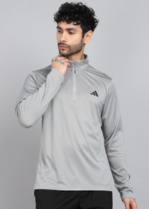 ADIDAS Full Sleeve Self Design Men Sweatshirt