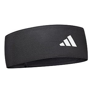 adidas polyester head band training - black pack of 1