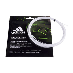 adidas kalkul 068 badminton string - 10 m white