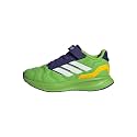 adidas Kids' Marvel Run Falcon 5 Elastic Lace & Strap Shoe