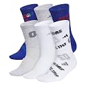 adidas Kids Athletic Cushioned Crew Socks 6 Pairs
