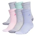adidas Kids Athletic Cushioned Crew Socks 6 Pairs