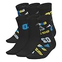 adidas Kids Athletic Cushioned Crew Socks 6 Pairs