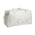 adidas Lounge Premium Sport Duffel Bag for Travel and Gym, Alumina Beige, One Size
