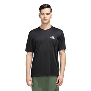 adidas Mens 100 Cotton Regular Fit T-Shirt