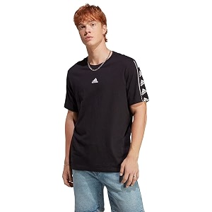 adidas men cotton ringer fitted t-shirt