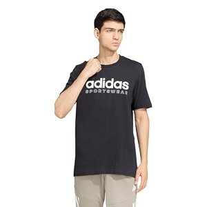 adidas Mens 100 Cotton Regular Fit T-Shirt