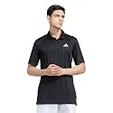 adidas Men39s Polyester Geometric Regular Fit Polo