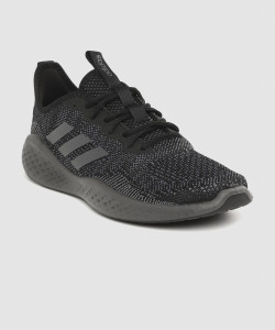 ADIDAS Men Black Charcoal Grey Fluid Flow