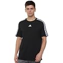 adidas Men Cotton Striped Regular Fit T-Shirt