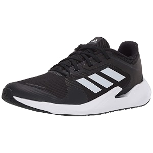 adidas Mens Alphatorsion Running Shoe Black White