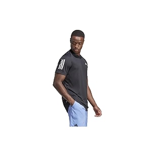 adidas mens club 3str t-shirts  black 