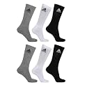 adidas Men's Pack of 6 Crew Length Socks
