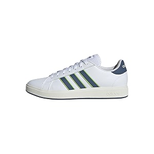 adidas men sportswear sports shoes  grand court td  white 