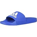 Adidas mens Adilette Shower Blue/White Slide - 8 UK (F34769)