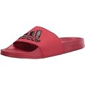 Adidas mens Adilette Shower Power Red/Black/Power Red Slide - 6 UK (EE7039)