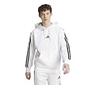 adidas Mens Essentials 3-Stripes Fleece Hoodie Casual Outerwear Casual - Green