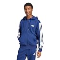adidas Mens Essentials 3-Stripes Fleece Hoodie Casual Outerwear Casual - Green