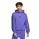 adidas Mens Essentials 3-Stripes Fleece Hoodie Casual Outerwear Casual - Green