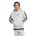 adidas Mens Essentials 3-Stripes Fleece Hoodie Casual Outerwear Casual - Green