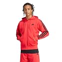 adidas Mens Essentials 3-Stripes Fleece Hoodie Casual Outerwear Casual - Green