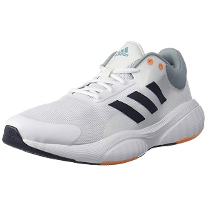 adidas men lace up running shoes