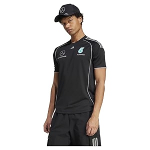 adidas  mercedes - amg petronas formula one team mechanics jersey  black adi-39