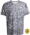 ADIDAS Printed Men Crew Neck Grey T-Shirt
