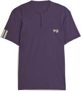 ADIDAS Printed Men Round Neck Purple T-Shirt