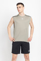 ADIDAS Printed Men Round Neck Silver T-Shirt