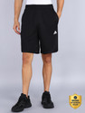 ADIDAS Solid Men Black Casual Shorts