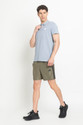 ADIDAS Solid Men Polo Neck Grey T-Shirt