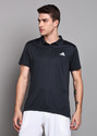 ADIDAS Solid Men Polo Neck Grey T-Shirt