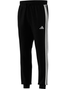 ADIDAS Striped Men Black Track Pants