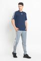 ADIDAS Striped Men Grey Track Pants