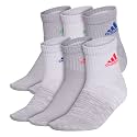 adidas Superlite Badge of Sport Quarter Socks 6-Pair (Little Kid/Big Kid)