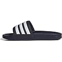 adidas Unisex Adilette Shower Slides Sandal, Legend Ink/White/Legend Ink, 11 US Men (Pack of 10)